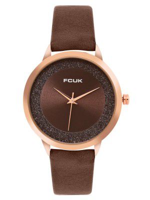 FCUK Brown Dial Analog Watch for Women - FK00025E