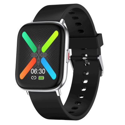FCUK Fit Pro Full Touch 1.69 Superior Display Smartwatch, Sleek Design Metal Body, 8 Sport Modes, Spo2, Heart Rate Monitoring, IP 68 Water Resistance and Long Battery Life