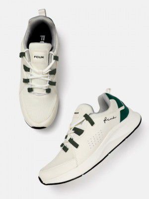 FCUK Men Woven Design Sneakers