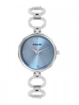 FCUK Women Embellished Dial & Stainless Steel Bracelet Style Analogue Watch FK00027I