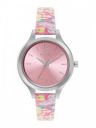 FCUK Women Floral Print Leather Straps Analogue Watch FK00032C...