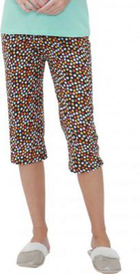 Feather Feel  Womens Cotton Capri Night Pajama Pants 3/4th Pyjama Women Pyjama  (Pack of 1)