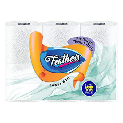 Feather's Smartchoice 2 Ply Toilet Tissue Roll Ultra-soft (1 Pack)