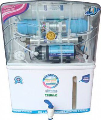 fedula FED-AQU-ALK-111 10 L RO + UV + UF + Alkaline Water Purifier   