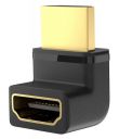 FEDUS Gold Plated HDMI Male to Female Converter Connector Adapter 270 Degree L Shape Angle Converter HDMI L Shape Flat Extender for HDTV Plasma TV LED LCD Pack-1 – Black...