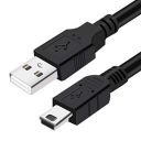 FEDUS USB Charger Cable USB 2.0 A to Mini 5 pin B Cable for External HDDS/Camera/Card Readers (Black, 3m) [Video Game]...