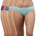 Feelings Amelie A102 High Coverage Stretchable Cotton Rich Hipster Panties for Women...