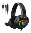 FEIYING Gaming Headset PC Gaming Headphone with Microphone Noise Canceling RGB LED for PC PS4, PS5,...