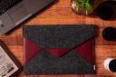 Felt Laptop Sleeve 11 Inch Grey External Size 12" x 9" Easily fit Laptop Sleeve...