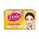 Fem Fairness (Gold Ultra) Crème Bleach - 30g | Advanced Parlour Like Glow System | Removes Tan, Brightens Skin & Gives Radiant Complexion | For All Skin Types | No Added Ammonia...