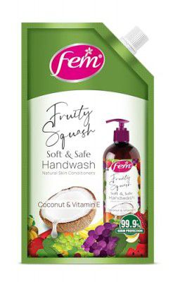 Fem Fruity Squash Soft & Safe Handwash - 750ml