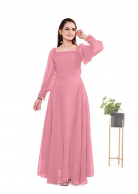 Femvy Designer Georgette Gown for Women