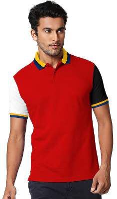Fenoix Men's Polo Neck Cotton Tshirts
