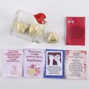 Ferns N Petals Heart Shape Chocolates and Love Messages in Glass Jar with Red Heart Tag | Valentines Gift...