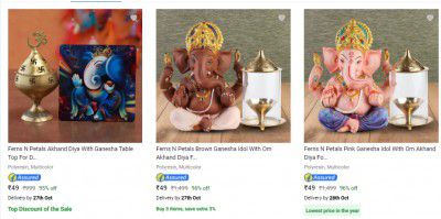 Ferns N Petals Showpieces Up to 95% off