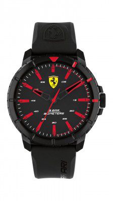 Ferrari Forza Evo Analog Black Dial Mens Watch-0830903