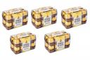 Ferrero Rocher 16 Pieces (Pack Of 5) - Hazelnut, Chocolate, 360 Gram...