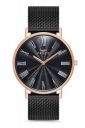 Ferro Analog Black Dial Men's Watch-F11037C-1082-R...