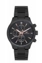 Ferro Analog Black Dial Men's Watch-FM11031A-G...