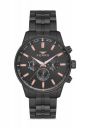 Ferro Analog Black Dial Men's Watch-FM11084A-G...