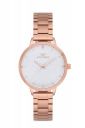 Ferro Analog Crystals Studded Round Dial Women's Watch with Bracelet Strap...