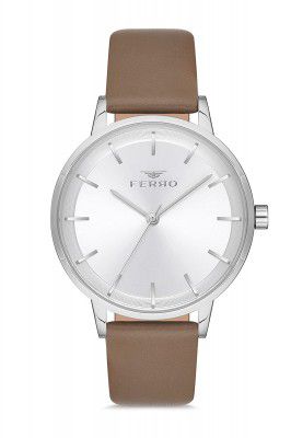 Ferro Analog Silver Dial Women's Watch-DummyPolski130245454