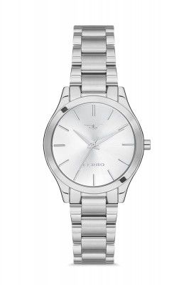 Ferro Analog Silver Dial Women's Watch-F21121A-1153-A