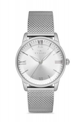 Ferro Analog Silver Dial Women's Watch-F21182C-A