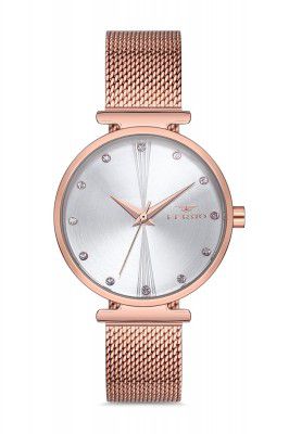 Ferro Analog Silver Dial Women's Watch-F2995C-1129-C
