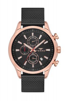 Ferro Aversa Analog Round Dial Men's Multifunction Watch