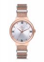 Ferro Aversa Analog Round Dial Women's Watch with Dual Tone mesh Strap...
