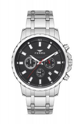 Ferro Chronograph Round Dial Mens Watch