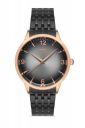 Ferro Pisa Analog Black Round Dial Men's Watch with Bracelet Strap...