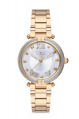 Ferro Spezia Analog Round Dial Women's Watch with Bracelet Strap