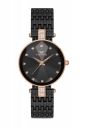 Ferro Venedik Analog Crystals Round Dial Women's Watch with Bracelet Strap...