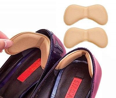 FEXMY Silicone Shoe Bite Protector for Women and Men | Heel Grips for Loose Shoes | Heel Liner Shoe Fillers | Shoe Liner Insert for Shoes too Big | Shoe Adjuster Pads(1xPair_Back Heel Tape)