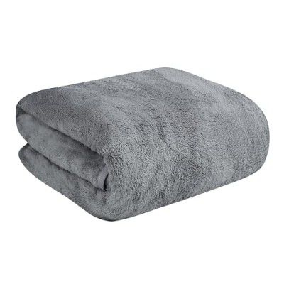 Fezora® Microfiber Bath Towels | (70x140) (Grey)