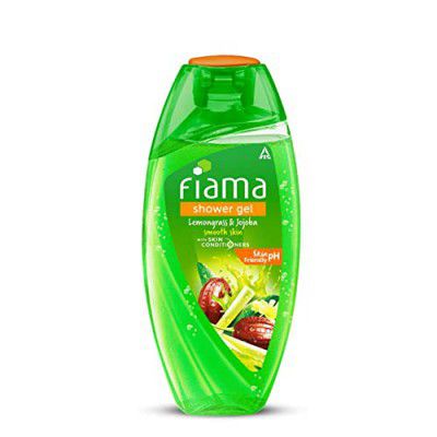 Fiama Body Wash Shower Gel Lemongrass & Jojoba, 250ml, Body Wash for Women and Men
