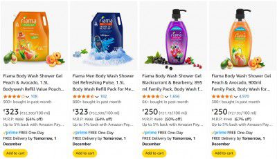Fiama Body Wash & Shower Gel upto 70% Off