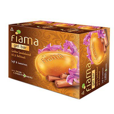 Fiama Gel bathing bar Golden Sandalwood oil and Patchouli, 125gx3