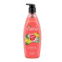 Fiama Happy Naturals shower gel, Plum blossom and ylang with 97% natural origin content with skin conditioners for moisturized skin - 500ml...