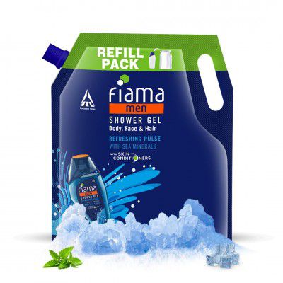 Fiama Men Body Wash Shower Gel Refreshing Pulse, 1.4L