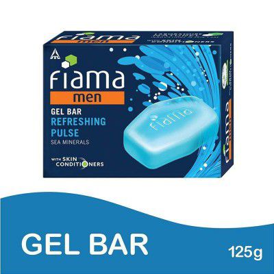 Fiama Men Refreshing Pulse Gel Bar - 125g