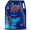 FIAMA Men Shower Gel Refreshing Pulse, Body Wash Pouch  (1.5 L)...