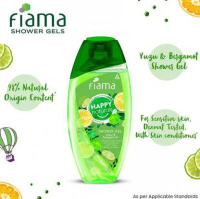 FIAMA Scents Yuzu and Bergamot Body Wash Shower Gel (250 ml)