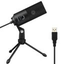 Fifine K669B Metal USB Microphone Condenser for Recording on Windows or Windows PC & Laptops, Cardioid Studio for Voice Recording, Input Volume Control Knob, Streaming and YouTube Videos...