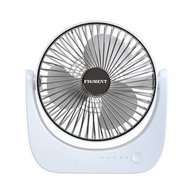FIGMENT Table Fan Table Fan High Speed, Powerful Rechargeable 1.5 Watts Table Fan