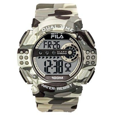 FILA Filactive Camo Digital Watch 38-171-001 | Date Tracker | Alarm | Backlight | Stopwatch