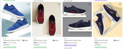 Fila Men's Footwear at FLAT 79% OFF