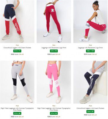 Ajio : Up to 75% OFF - Fila Womens Clothing
